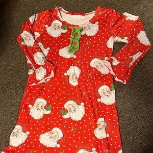 Santa Claus Red Kids Nightgown